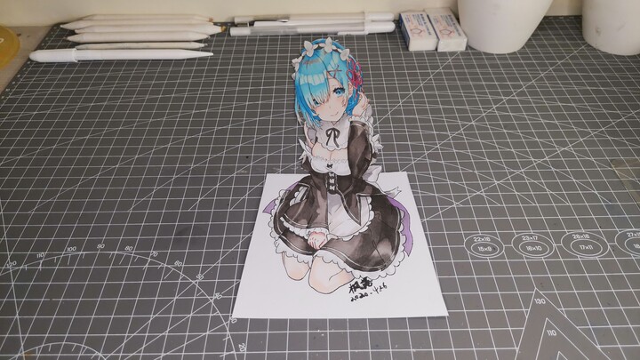 【立体画】   雷姆