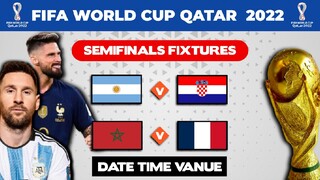 Jadwal Semi-final Piala Dunia 2022 - Argentina vs Kroasia - Maroko vs Prancis