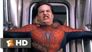 Spider-Man 2 - Stopping the Train Scene (Video clip edit)