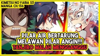 KNY S3 (136) | Pertempuran Pilar Air Melawan Pilar Angin DIGANGGU TANJIRO!!!