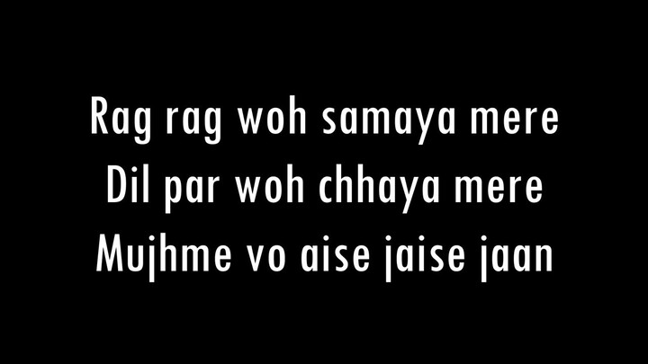 rag rag woh samara mera karaoke 🎤