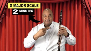 How To Play G Major Scale on Clarinet in 2 Minutes