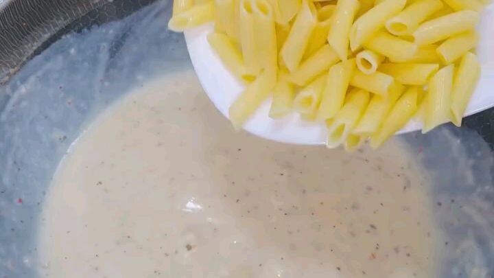 whote sauce chicken pasta