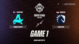 Aurora Gaming vs Team Liquid ID GAME 1 M6 World Championship | TLID vs RORA ESPORTSTV