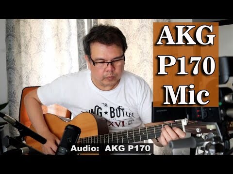 AKG Perception P170 Condenser Microphone Test on Acoustic Guitar