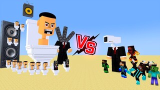 Monster School : HEROBRINE ELEMENTALS VS SKBIDI TOILET AND CHAINSAW MAN - Minecraft