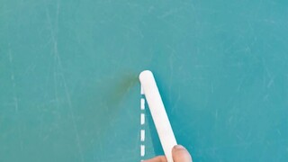 How to draw perfect dashed lines with chalk