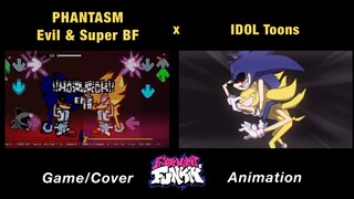 PHANTASM Sonic.EXE vs Evil / Super BF vs Fleetway Super Sonic | GAME x FNF Animation