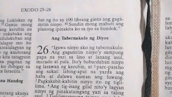 Pang Araw Araw na Talata      Exodus 26:1-6