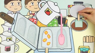 【定格动画】街头水果冰淇淋小店，隔壁小孩馋哭了！｜治愈系短片｜SelfAcoustic