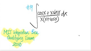 #19 2010 MIT Integration Bee Qualifying Exam