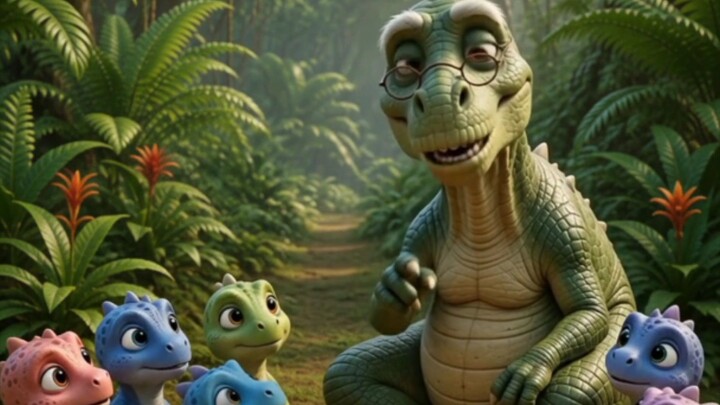 दादा जी ने बताया तेल और चटाई का हजारों साल पुराना राज़! 😱😂🦖 | AI Comedy #ai #viral