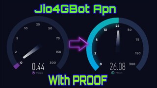 Jio4GBot  Apn!! Super Fast!! Must try Data &Wifi Support