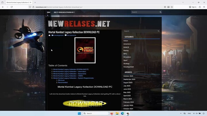 Mortal Kombat Legacy Kollection TORRENT