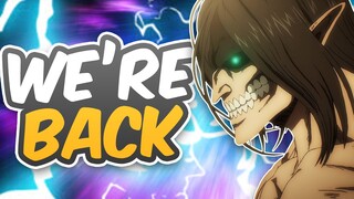 The BIG Triumphant Return! | Attack on Titan: The Final Season