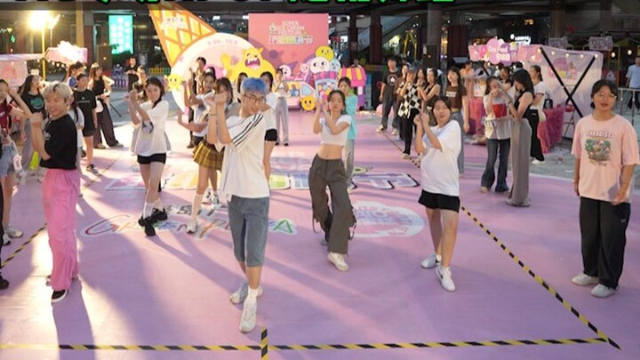【เต้นสุ่ม】XG พิเศษ! - ร้องและเต้นกับใครใน Foshan Station ครั้งที่ 7 KPOP random dance เกมเต้นสุ่ม KP