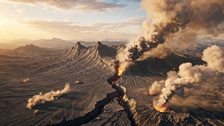 🌋 Massive mountain ranges could rise along the collision zone.