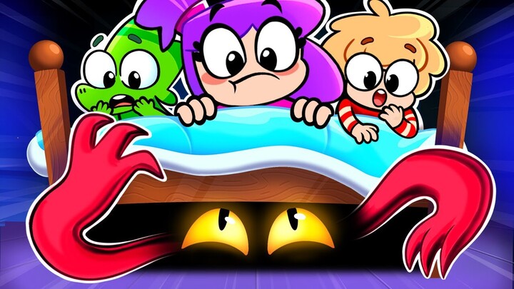 Who Is Under The Bed? 👀 Funny English for Kids #animation #kids hacks #family