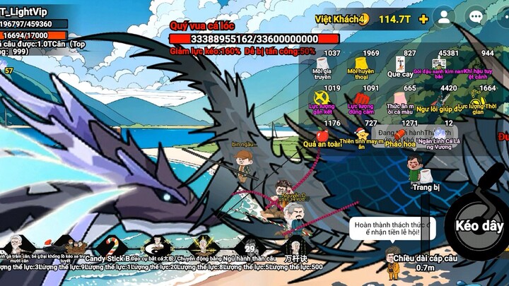 câu cá vạn cân | bug chết cá 33 tỉ máu cần fix