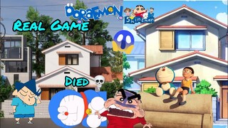 Doraemon Died in real Life Funny GamePlay of Shinchan and his friend helping Nobita @GamesOfVaibhav