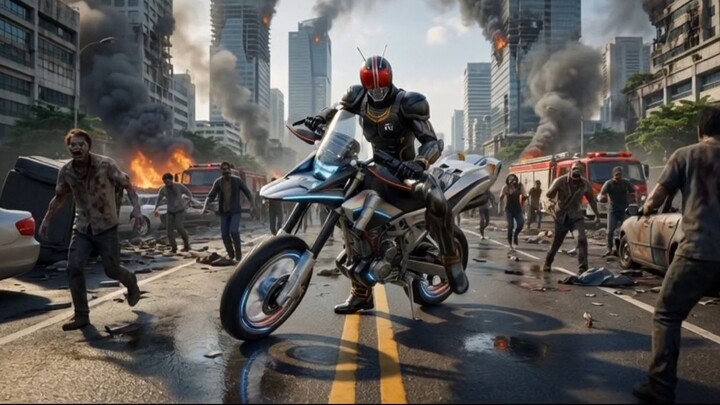 Kameb Rider Black Vs King Zombie