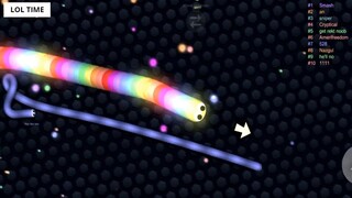 Slither.io A.I. 200,000+ Score Epic Slitherio Gameplay #82- 6