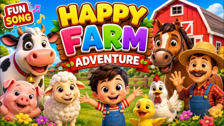🐮 Old MacDonald’s Farm Adventure | 老麦克唐纳的农场冒险 | Brixulo Nursery Rhymes