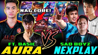 SAD BOYZ BINALAGBAG AURA PH! KASAMA PA SI BASIC! (AURA PH vs. NEXPLAY)