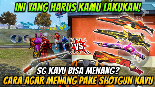 DIJAMIN JAGO !! CARA SOLO VS SQUAD PAKE SHOTGUN M1887 KAYU ALA PRO PLAYER