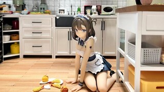 [Scene Production] Build a home for the figurine - 1/6th scale doll house kitchen scene production