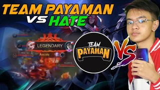 Team PAYAMAN PRO TEAM vs HATE rank game!