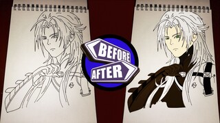 Drawing Calcharo Wuthering Wave Part 1 #bestofbest #anime #drawing
