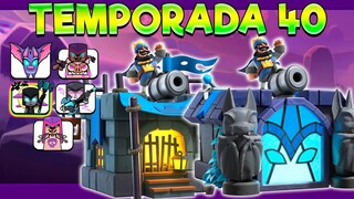 🔥TODO SOBRE LA TEMPORADA 40 DE CLASH ROYALE EMOTES, SKINS Y PASS ROYALE SNEAK PEEK ✨Sergio1722