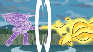 【火柴人动画】 宇智波佐助 VS 漩涡鸣人