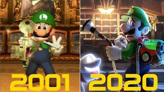 Evolution of Luigi's Mansion Games [2001-2020]