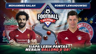 Mo Salah vs Robert Lewandowski: Siapa Lebih Tajam Cetak Gol? | Football Allstars Match 63 #short