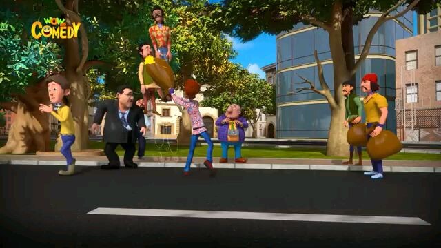 Motu Patlu // Aur khopdi in saikil res
