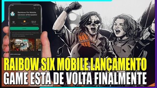 LANÇAMENTO RAINBOW SIX MOBILE, NOVA NOTICIA OFICIAL ANUNCIADA