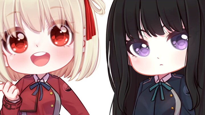 Timelapse 🕐 Chisato n Takina (chibi)