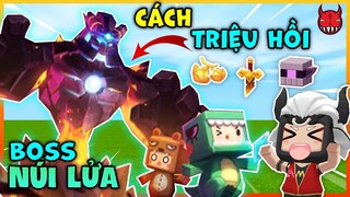 SONGFISH HƯỚNG DẪN CÁCH TRIỆU HỒI BOSS NÚI LỬA TRONG MINI WORLD MỚI NHẤT