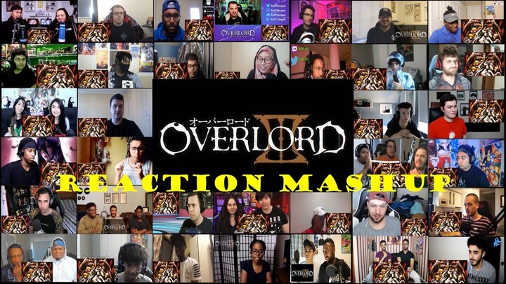 Overlord Opening  3 MEGA Reaction Mashup (36 Reactors)