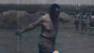 Feng Yuxiang, a warlord of the Beiyang Army, filmed a promotional video for his own troops, in which