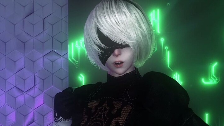 [VAM Solo Dance] Rusa kecil Miss 2B terjatuh