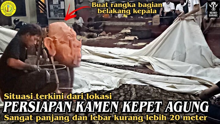 SITUASI TERKINI KEPET AGUNG - PERSIAPAN KAMEN - OGOH OGOH TAINSIAT 2022 H-2 PENGERUPUKAN