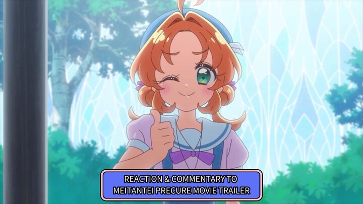 TANOSHIMI!! - REACTION & COMMENTARY TO MEITANTEI PRECURE MOVIE TRAILER (REUPLOAD)