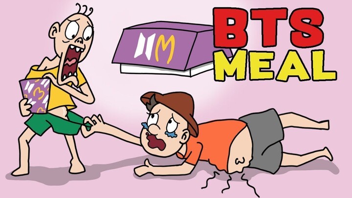Jadi ARMY, Acing Makan BTS MEAL - Kartun Lucu