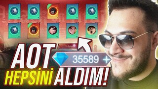 TÜM AOT KOSTÜMLERİNİ ALDIM! - Martis Levi Kostümü -  Mobile Legends x Attack on Titan