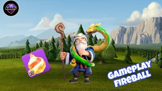 Gameplay Warden walk + Fireball🔥 || Clash of Clans Gameplay