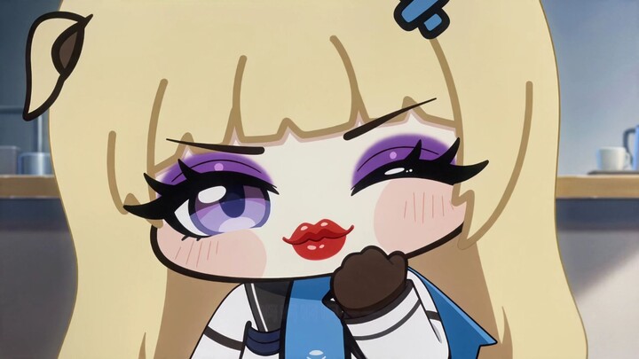 [Feinuo’s Home]: Phoebe’s makeup and styling are too flashy.