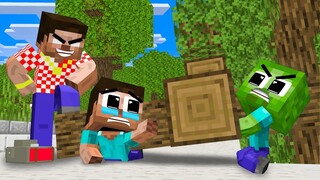 Monster School : Bad Father Herobrine and Good Son - Story Minecraft Animation